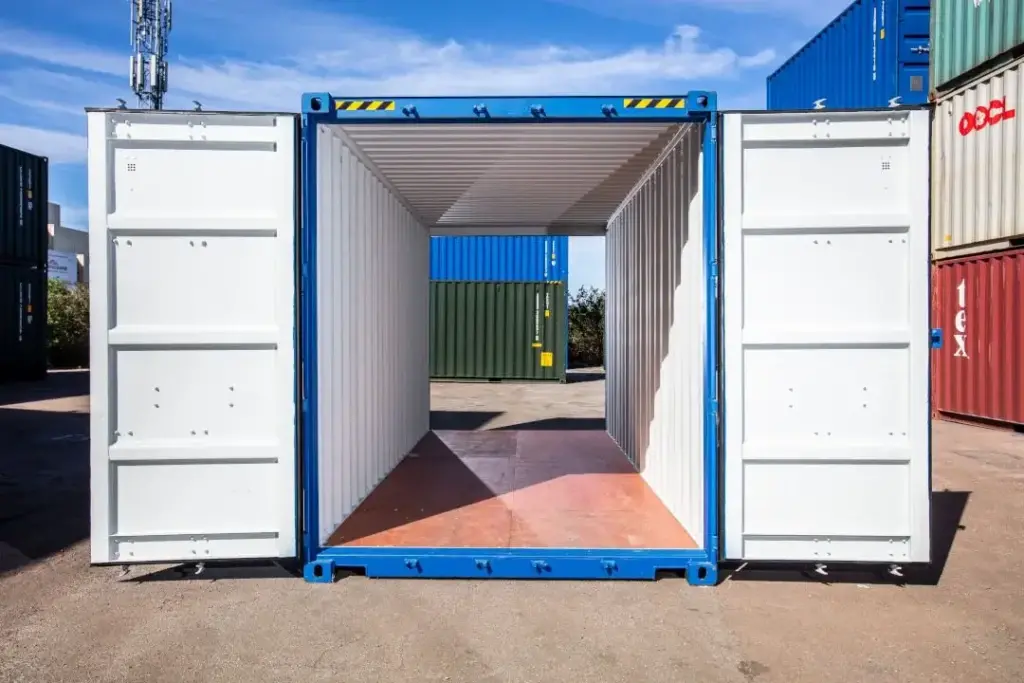 ft Tunnel Shipping Container Blue