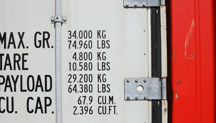 Shipping container numbers | shipping containers for sale Shipping Container Weight Numbers