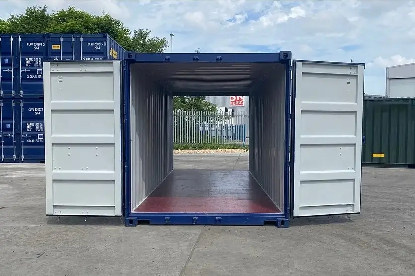 ft Tunnel Shipping Container Blue