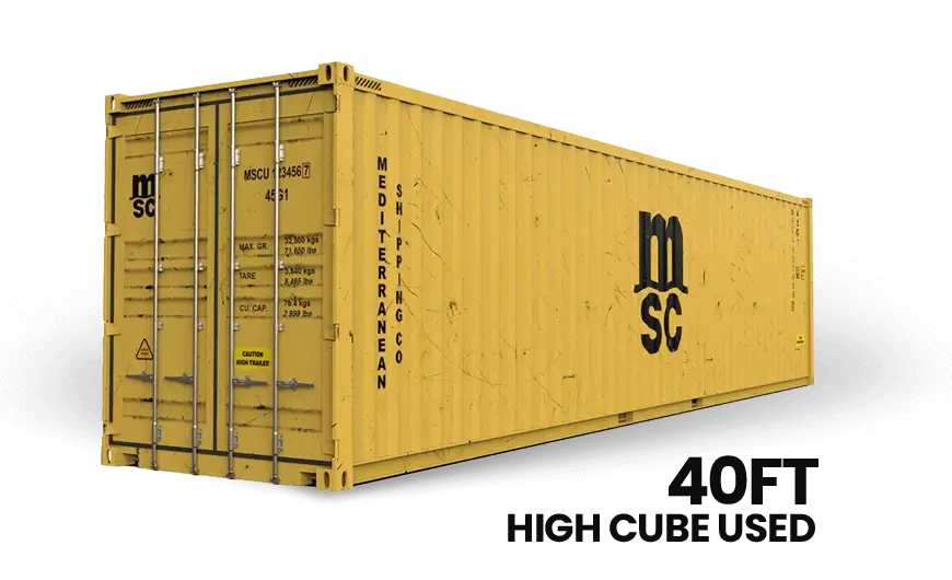 40ft High Cube Used, WWT