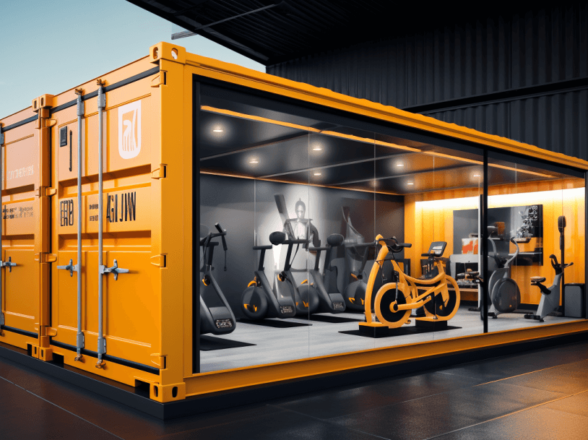 Shipping container gym 1 | shipping containers for sale Shipping Container Gym
