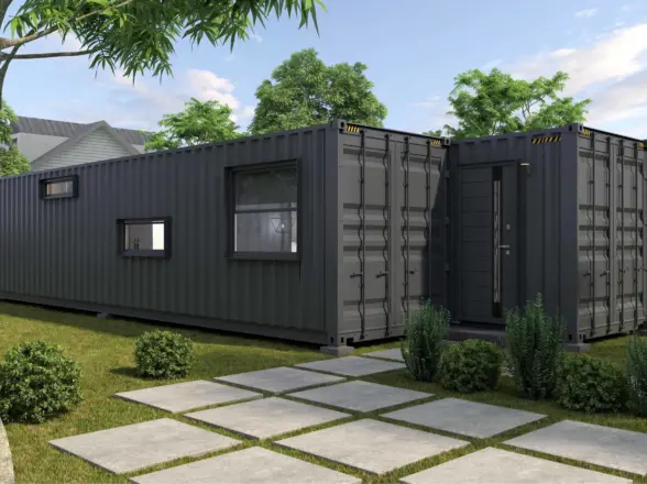 Exterior view shipping containers home | shipping containers for sale Exterior View Shipping Containers Home