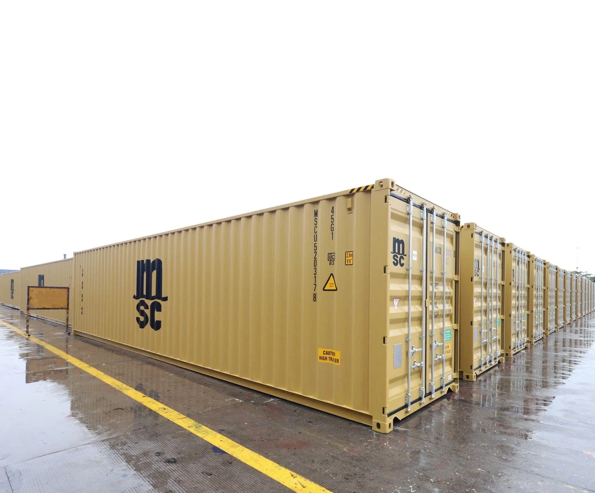 One-Trip Shipping Containers for Sale 40ft High Cube